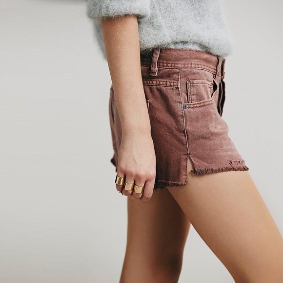Free People cut-off denim shorts - size 27 - Picture 7 of 7